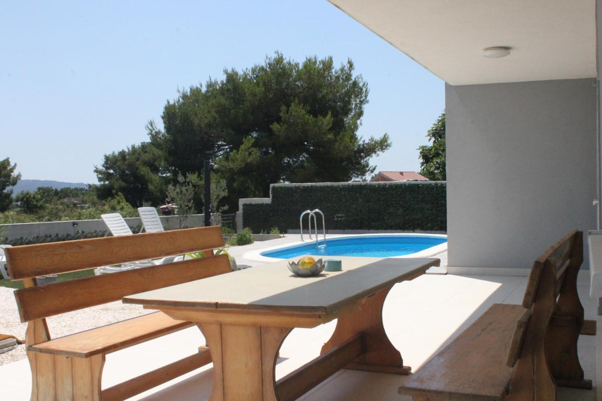 Villa Marta 3 Bedrooms, 2 Baths And Pool Kaštel Štafilić Exterior foto